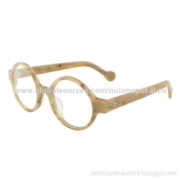 Round Asian Acetaet Optical Frame